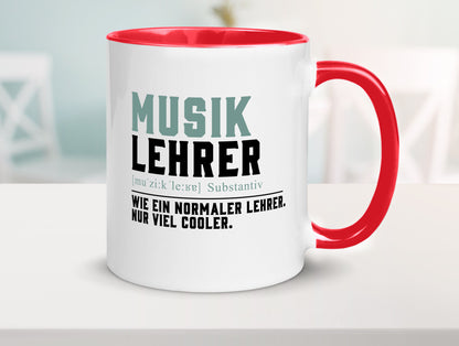 Musiklehrer | Lehrer Unterricht Lieblingslehrer Geschenkidee Humor Tasse