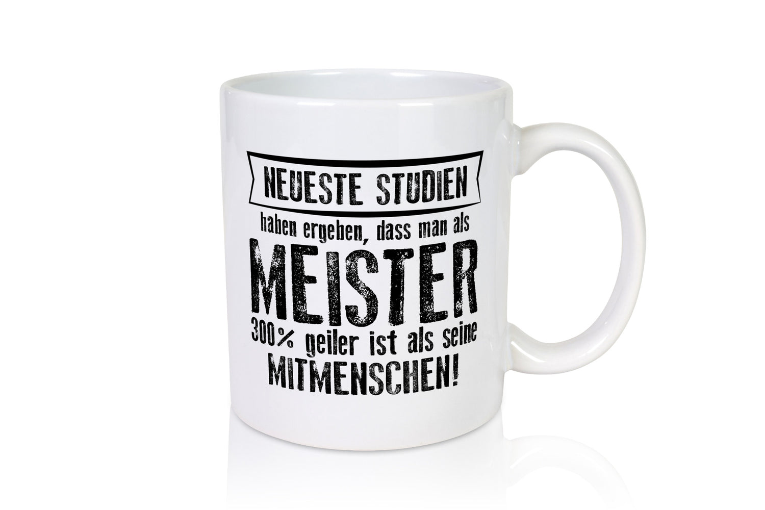 Neuste Studien: Meister | Meisterbrief Geschenk Humor Geschenkidee lustiger