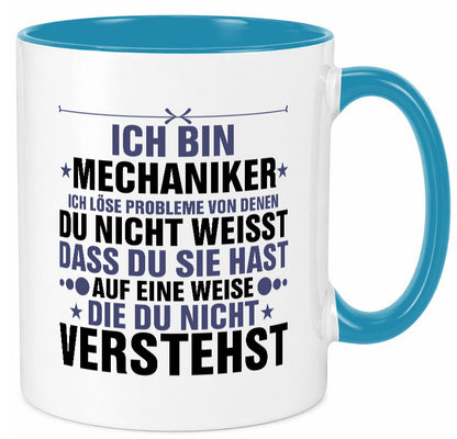 Löse Probleme: Mechaniker | KFZ Werkstatt lustig Humor Geschenkidee Geschenk