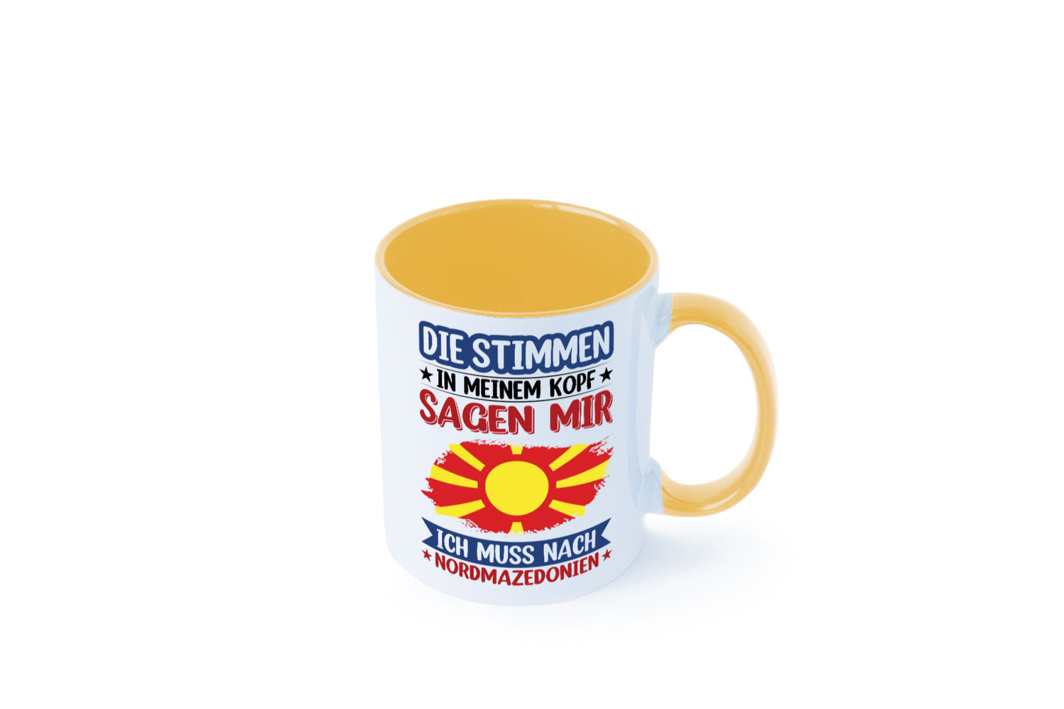 Nordmazedonien | Urlaub Stimmen in meinem Kopf Geschenk Humor Geschenkidee