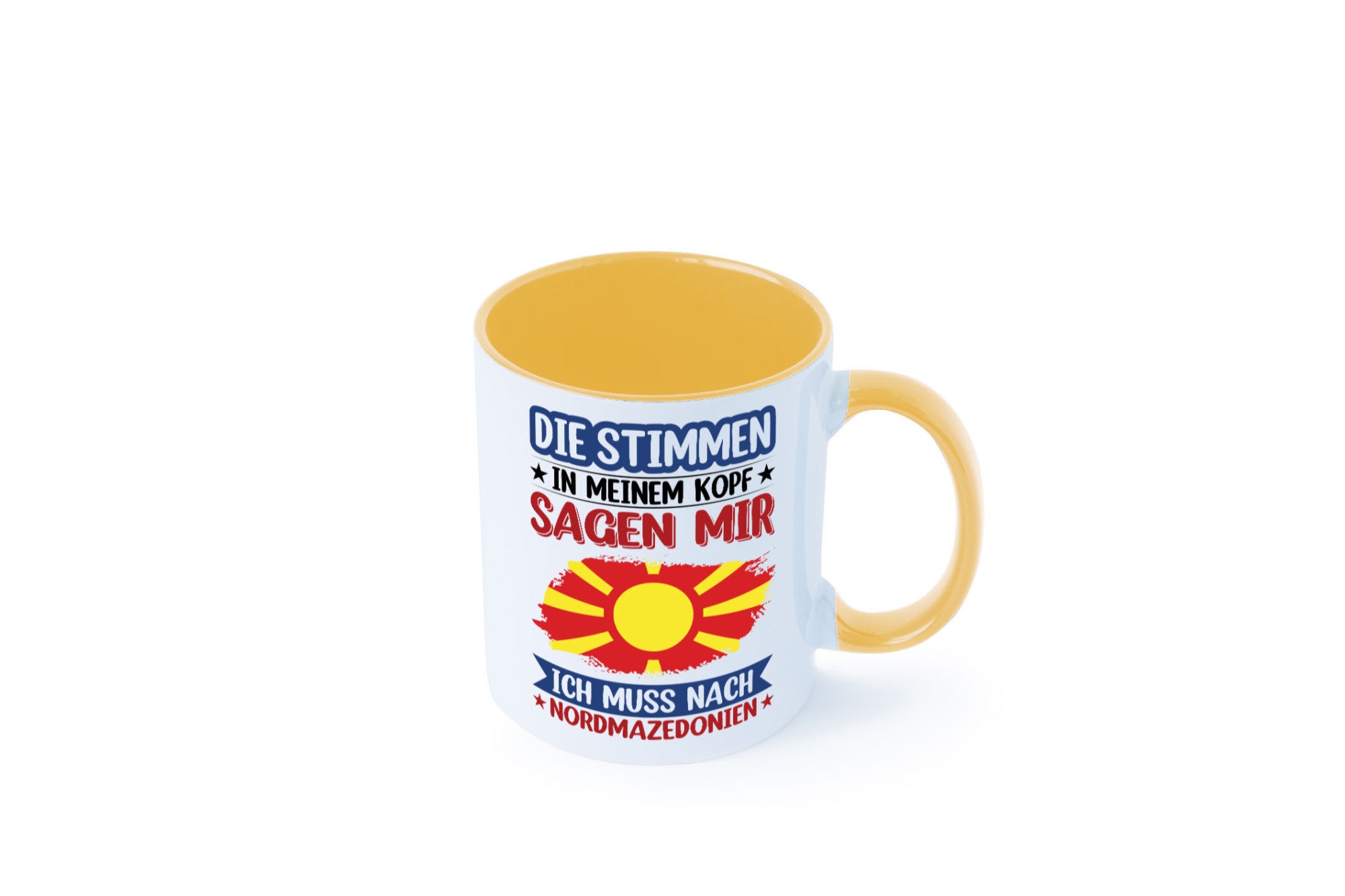 Nordmazedonien | Urlaub Stimmen in meinem Kopf Geschenk Humor Geschenkidee