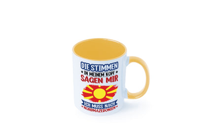 Nordmazedonien | Urlaub Stimmen in meinem Kopf Geschenk Humor Geschenkidee