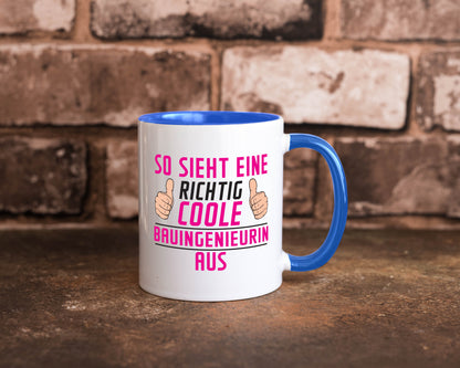 Richtig Coole Bauingenieurin | Ingenieurin lustig Humor Geschenkidee Geschenk