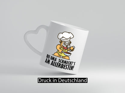Omas Essen schmeckt lustig Familie Geschenkidee Geschenk Tasse