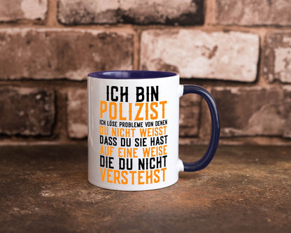 Ich bin Polizist | Polizei Beruf Job lustiger Spruch Geschenk Arbeit Kollegen