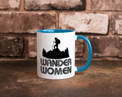 Wander Woman | Wandern Berge Geschenk Familie Geschenkidee lustiger Spruch Tasse