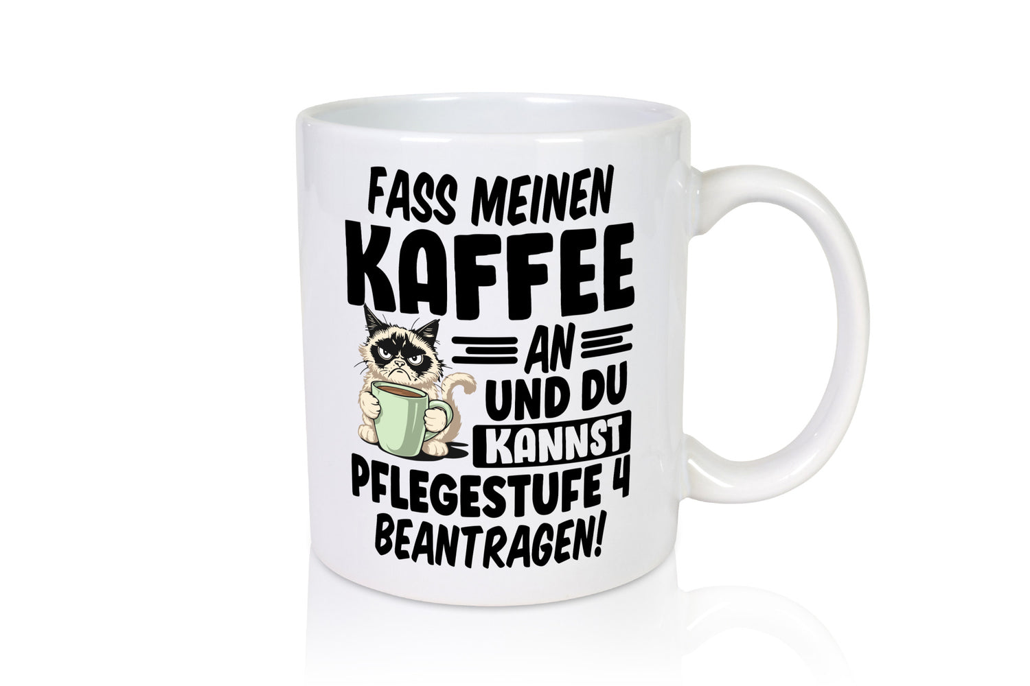 Fass meinen Kaffee an | Pflegestufe 4 Krankenschwester v5 Humor Geschenkidee