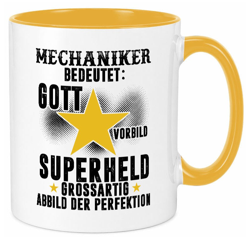 Bedeutung von Mechaniker | KFZ Werkstatt Geschenk Humor Geschenkidee lustiger Tasse