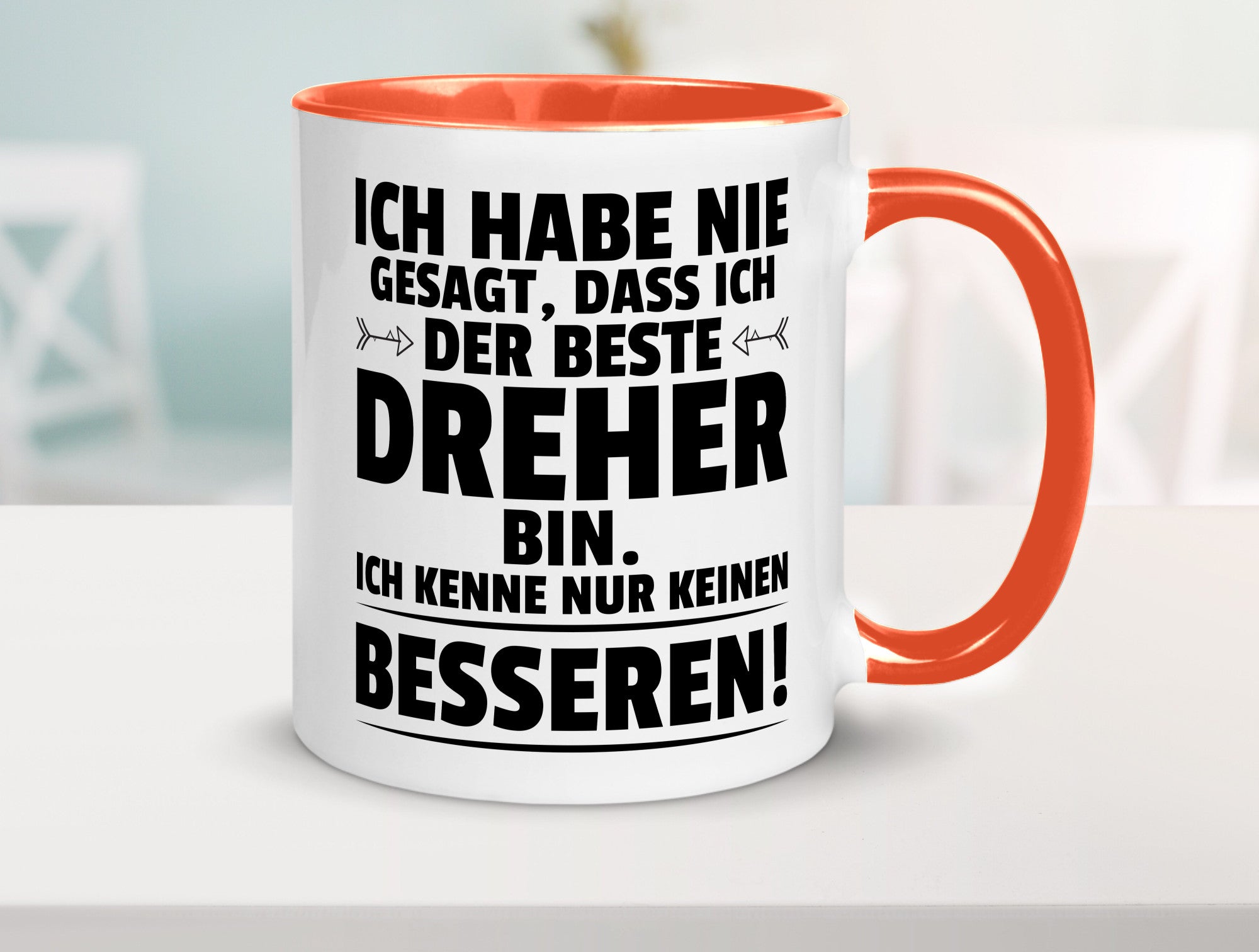 Der Beste Dreher | Fräser lustiger Spruch Geschenk Humor Geschenkidee Tasse