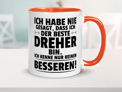 Der Beste Dreher | Fräser lustiger Spruch Geschenk Humor Geschenkidee Tasse