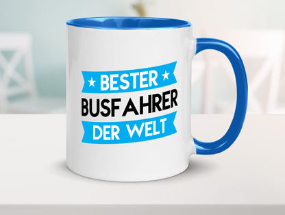 Bester Busfahrer | Berufsfahrer Fahrer v2 Geschenkidee Arbeit Kollegen Büro