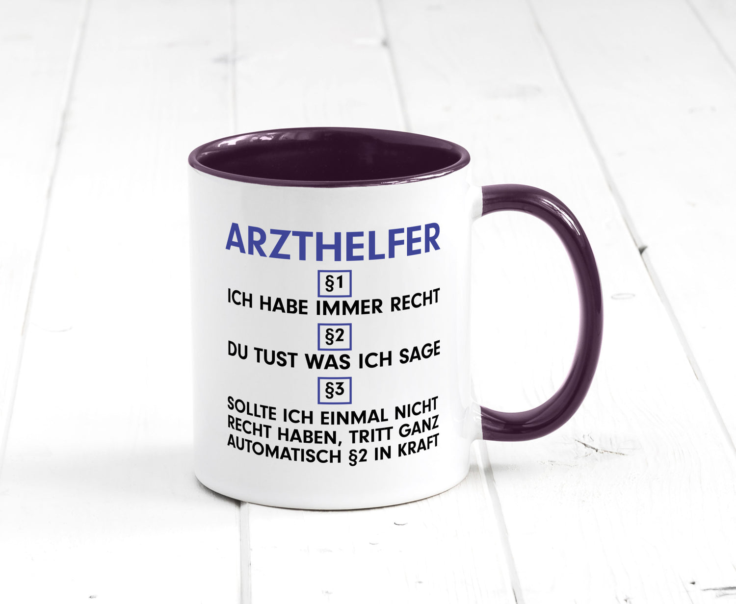 Ich habe immer Recht Arzthelfer | Fachangestellter Medizin Geschenkidee Humor