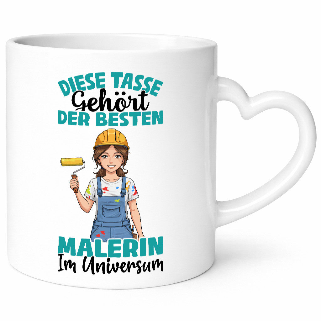 Im Universum: Malerin | Malerinnen Geschenkidee Humor Tasse