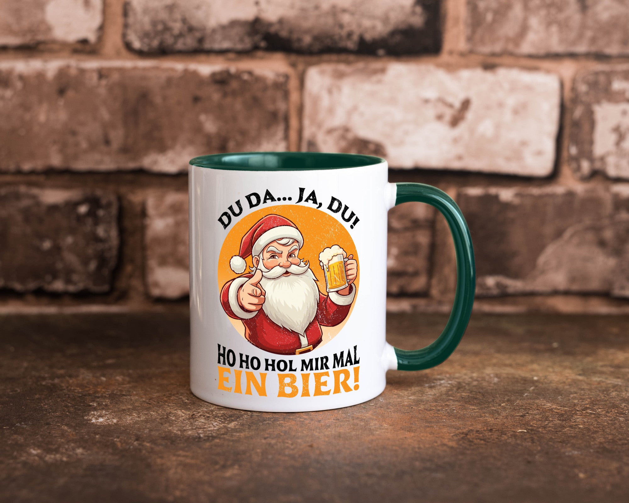 Hol mir mal ein Bier | Ugly Christmas Santa lustig Humor Geschenkidee Geschenk