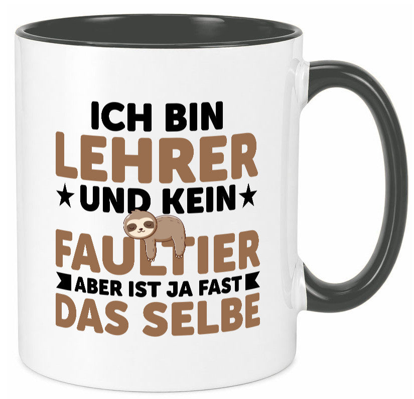 Ich bin kein Faultier: Lehrer | Schule Beruf Schüler Humor Arbeit Kollegen Büro