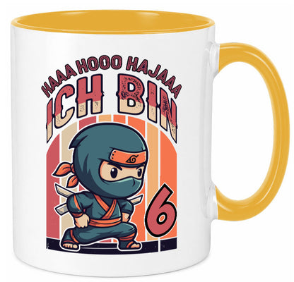 6. Geburtstag | Ninja Junge 6 Jahre Humor Geschenkidee Tasse