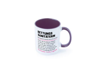 Rettungssanitäterin | Beruf Sanitäter Spruch v2 Humor Arbeit Kollegen Büro