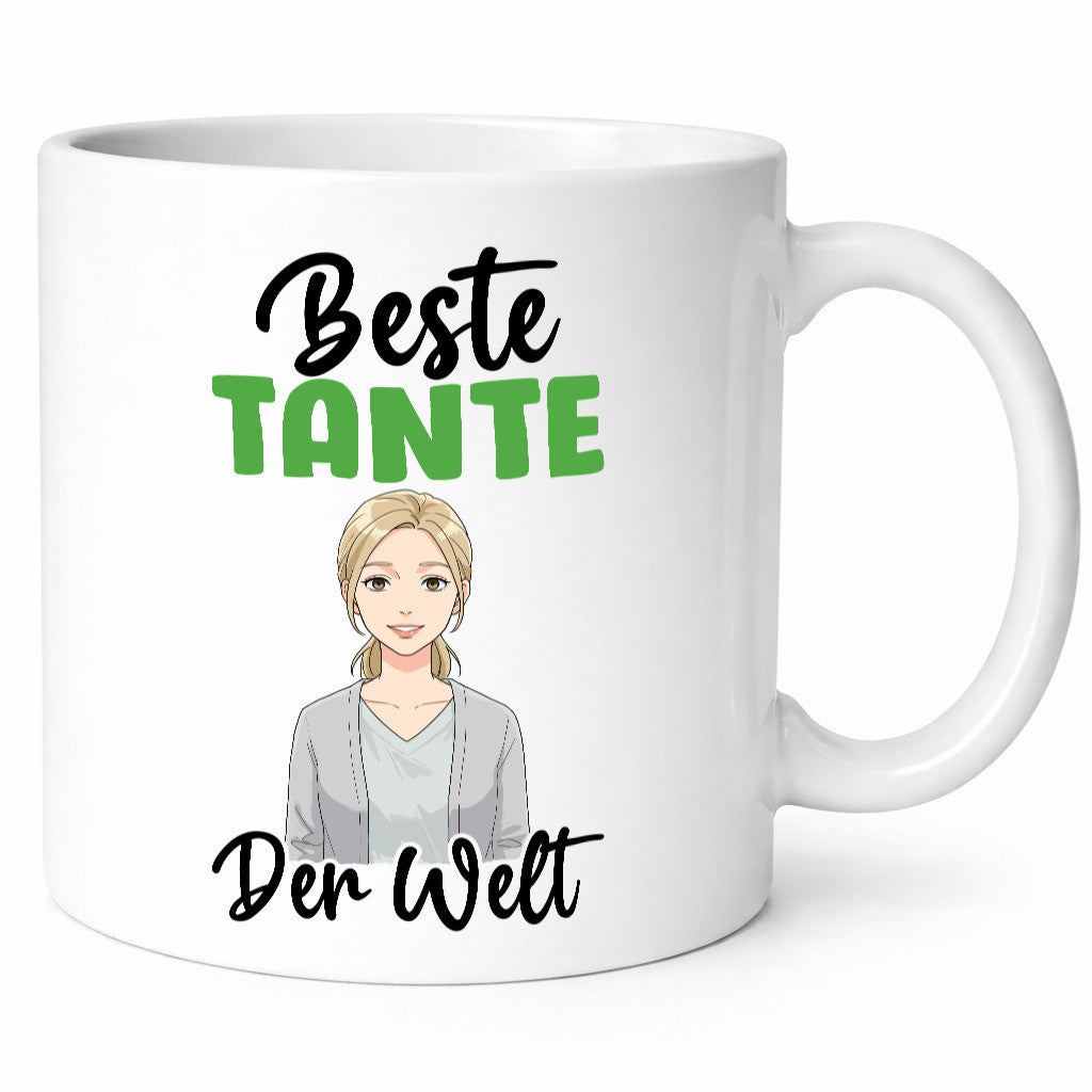 Bester Tante | Nichte Schwester Familie Geschenkidee Humor Tasse