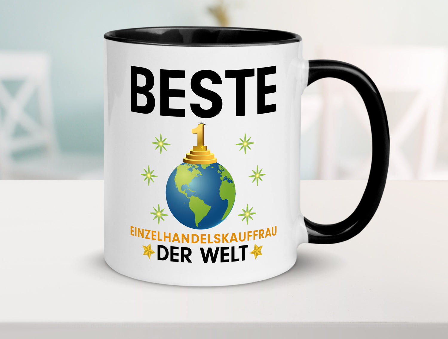 Welt Beste Einzelhandelskauffrau | Einzelhandel Geschenkidee Humor Tasse
