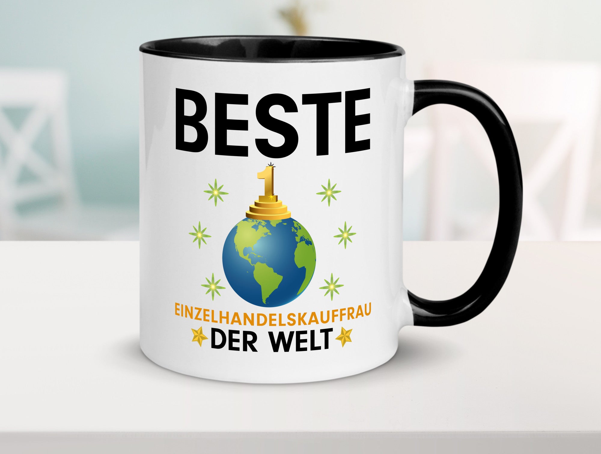 Welt Beste Einzelhandelskauffrau | Einzelhandel Geschenkidee Humor Tasse