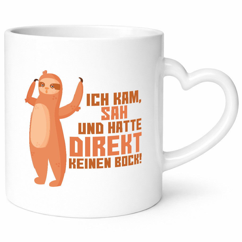 Keinen Bock | Faultier Faulpelz lustiger Comic Arbeit Spruch Geschenk Kollegen