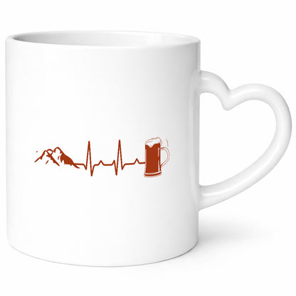 Berge und Bier | Wandern Wanderer Biertrinken Geschenkidee Humor Tasse