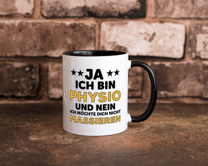 Ich bin Physio | lustige Spruch Tasse Physiotherapeut Geschenkidee Humor