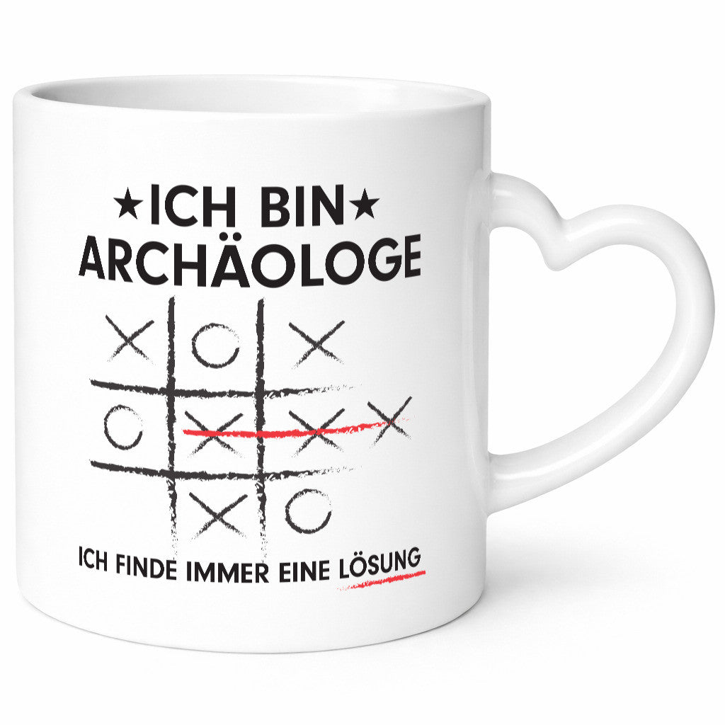 Lösung finden: Archäologe | Archäologie Forscher v2 Geschenkidee Humor Tasse