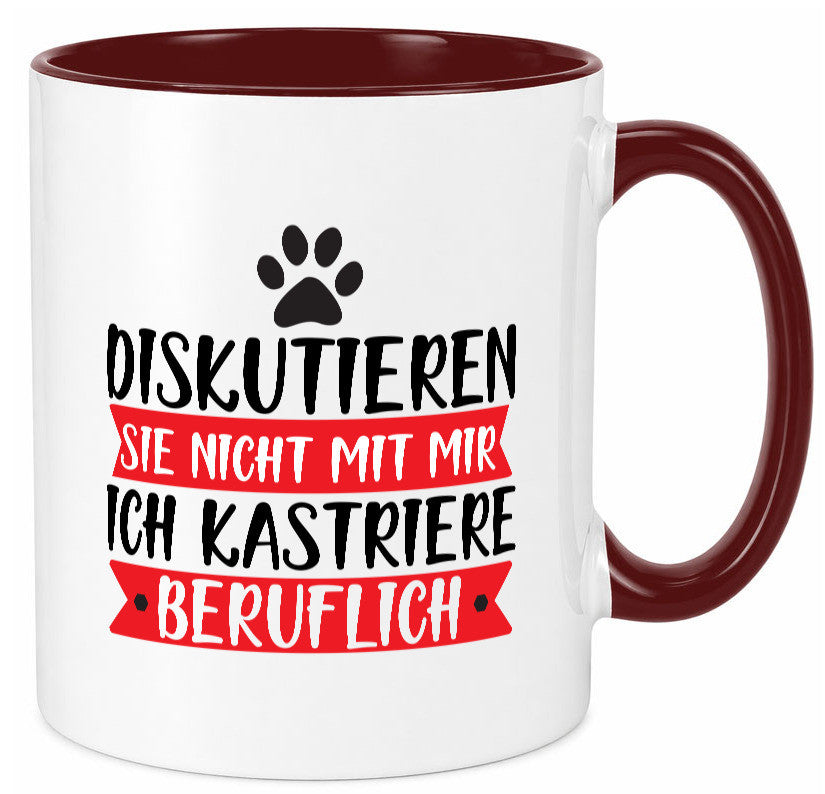 Ich kastriere beruflich | Tierarzt Tierliebhaber Geschenkidee Arbeit Kollegen