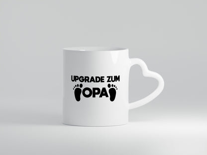 Upgrade zum Opa | Füße Geschenkidee Familie Humor Tasse