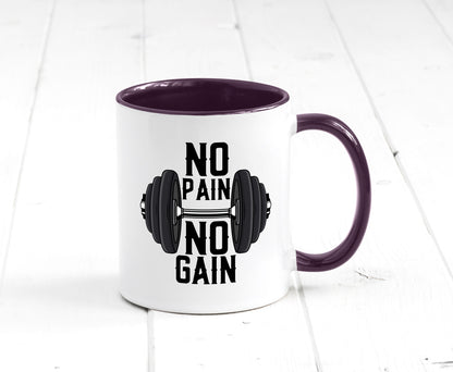 No Pain Gain | Training Motivation Fitness Pumpen lustig Humor Geschenkidee