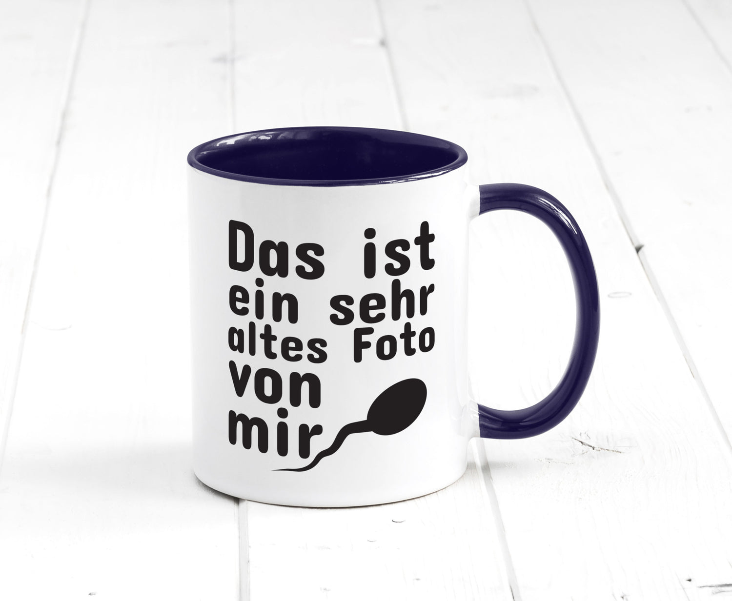 Sehr altes Foto von mir | lustige Tasse Männer Humor Geschenk Geschenkidee