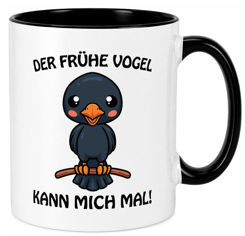 Der Frühe Vogel Humor Geschenkidee Tasse