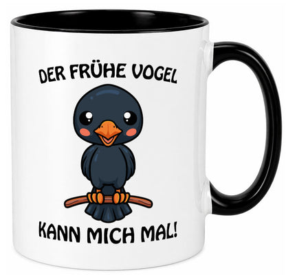 Der Frühe Vogel Humor Geschenkidee Tasse