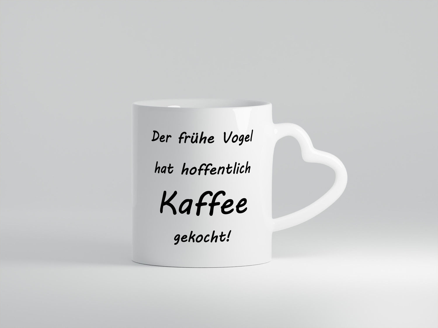 Der frühe Vogel hat hoffentlich Kaffee gekocht! lustiger Spruch Geschenk Humor