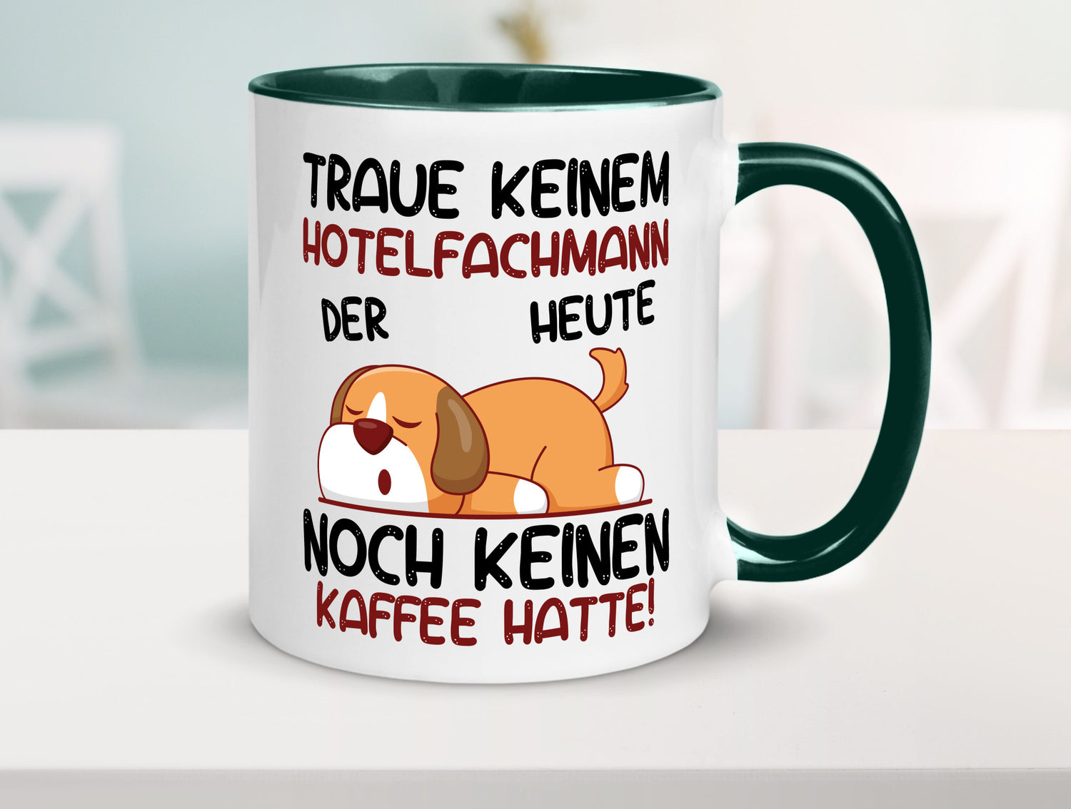 Traue keinem Hotelfachmann |Hotel lustig Humor Geschenkidee Geschenk Tasse