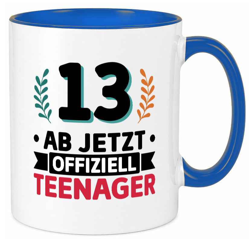 13. Geburtstag | Mädchen Tasse Teenager Spruch vl7 lustiger Geschenk