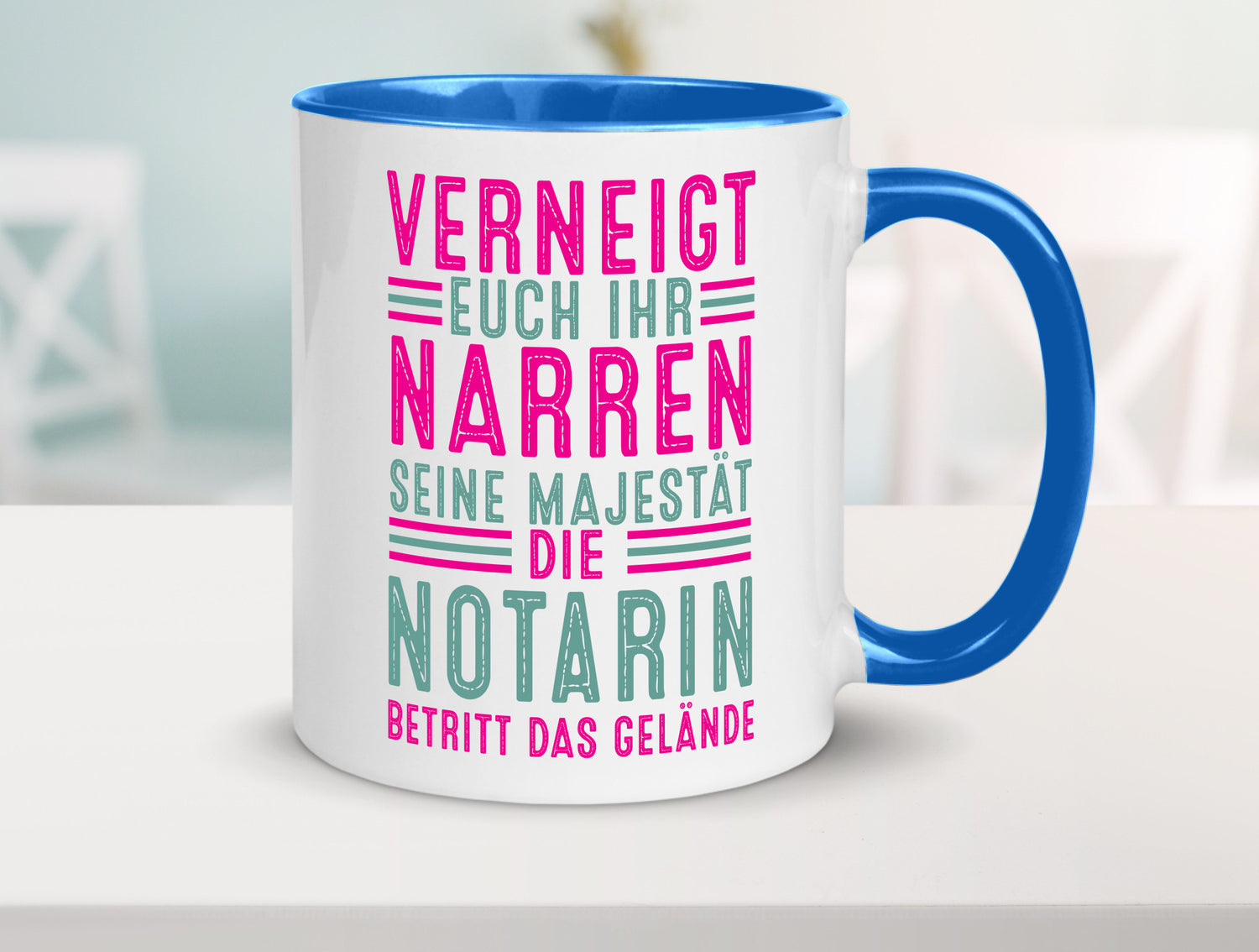 Verneigt euch: Notarin | Juristin lustig Humor Geschenkidee Geschenk Tasse