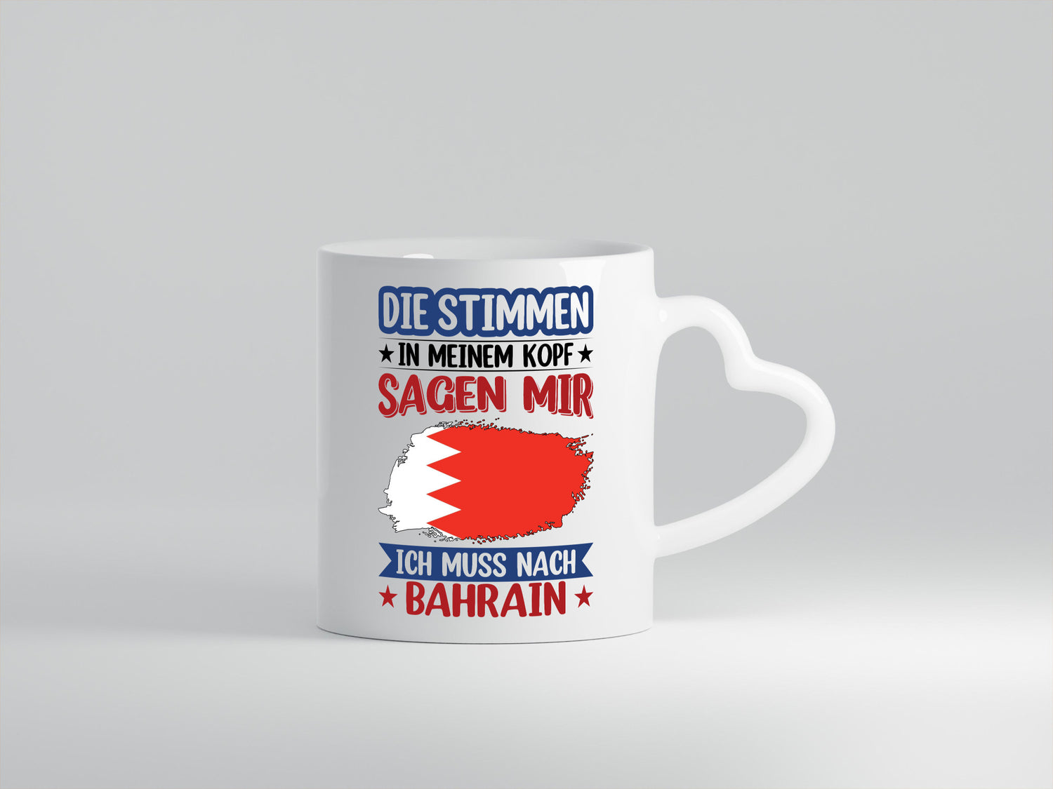 Bahrain | Urlaub Stimmen in meinem Kopf Traumland Humor Geschenkidee Tasse