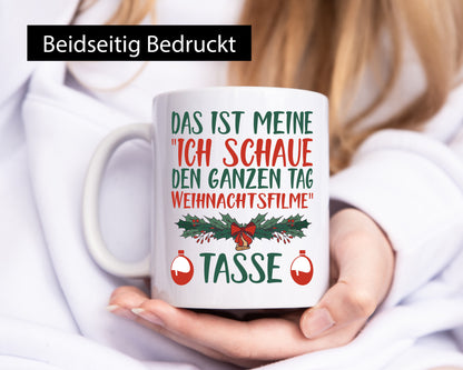 Christmas Movies | Christmas Mug Winter Motifs Funny Saying Gift
