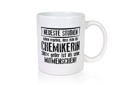 Neuste Studien: Chemikerin | Chemie Labor Wissenschaft lustig Humor