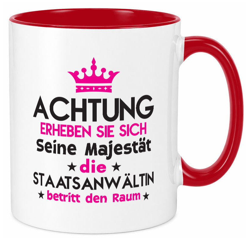 Seine Majestät Staatsanwältin | Anwältin lustiger Spruch Geschenk Humor