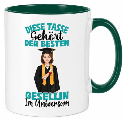 Im Universum: Gesellin | Handwerkerinnen lustiger Spruch Geschenk Humor