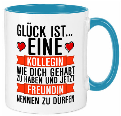 Kollegen Freundin | Arbeitskollegin Lieblingsfreundin lustiger Spruch Geschenk Tasse