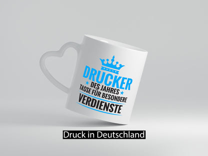 Besonderer Verdienst: Drucker | Druckerei Print Medien lustiger Spruch Geschenk