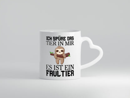 Ich spüre das Tier Humor Tierliebhaber Geschenkidee Tasse