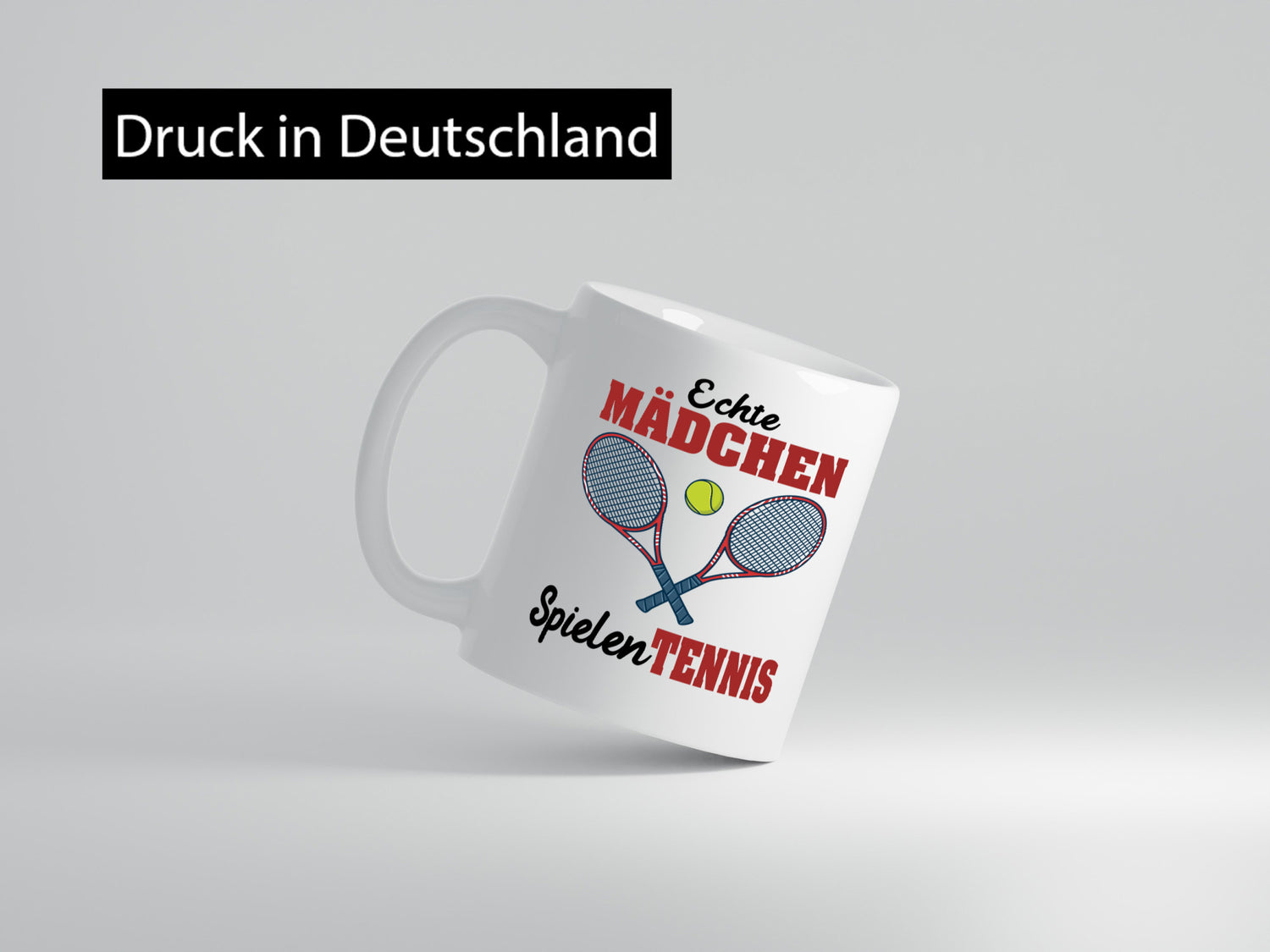 Echte Mädchen Spielen Tennis | Sport Geschenkidee Humor Tasse