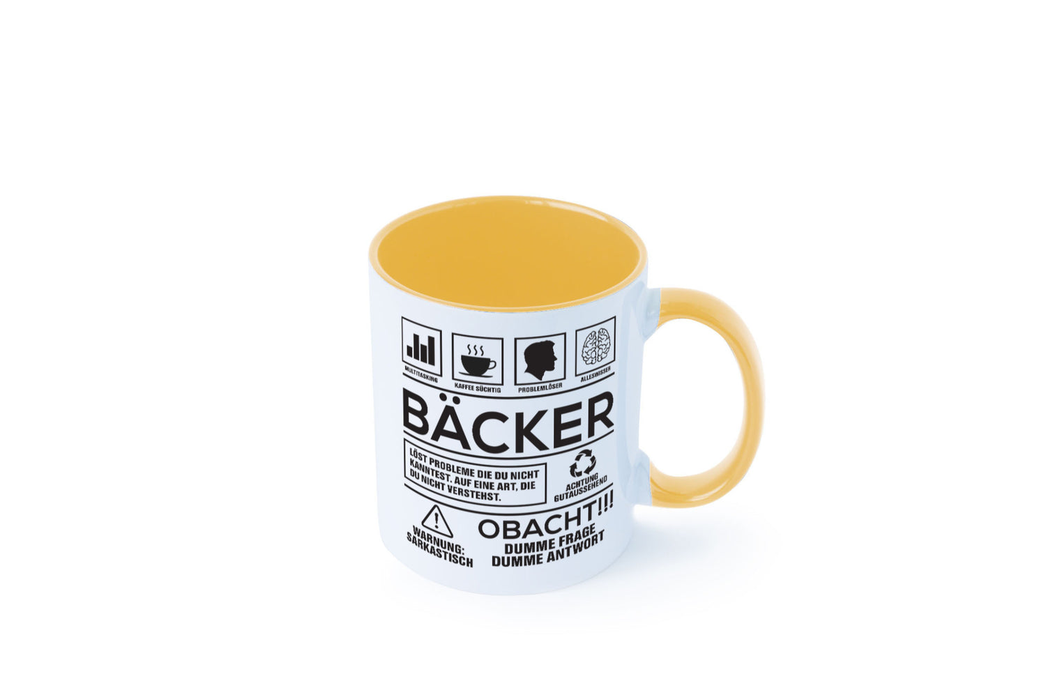 Achtung Probleme Bäcker | Bäckerei Backen Konditor Geschenk Humor Geschenkidee
