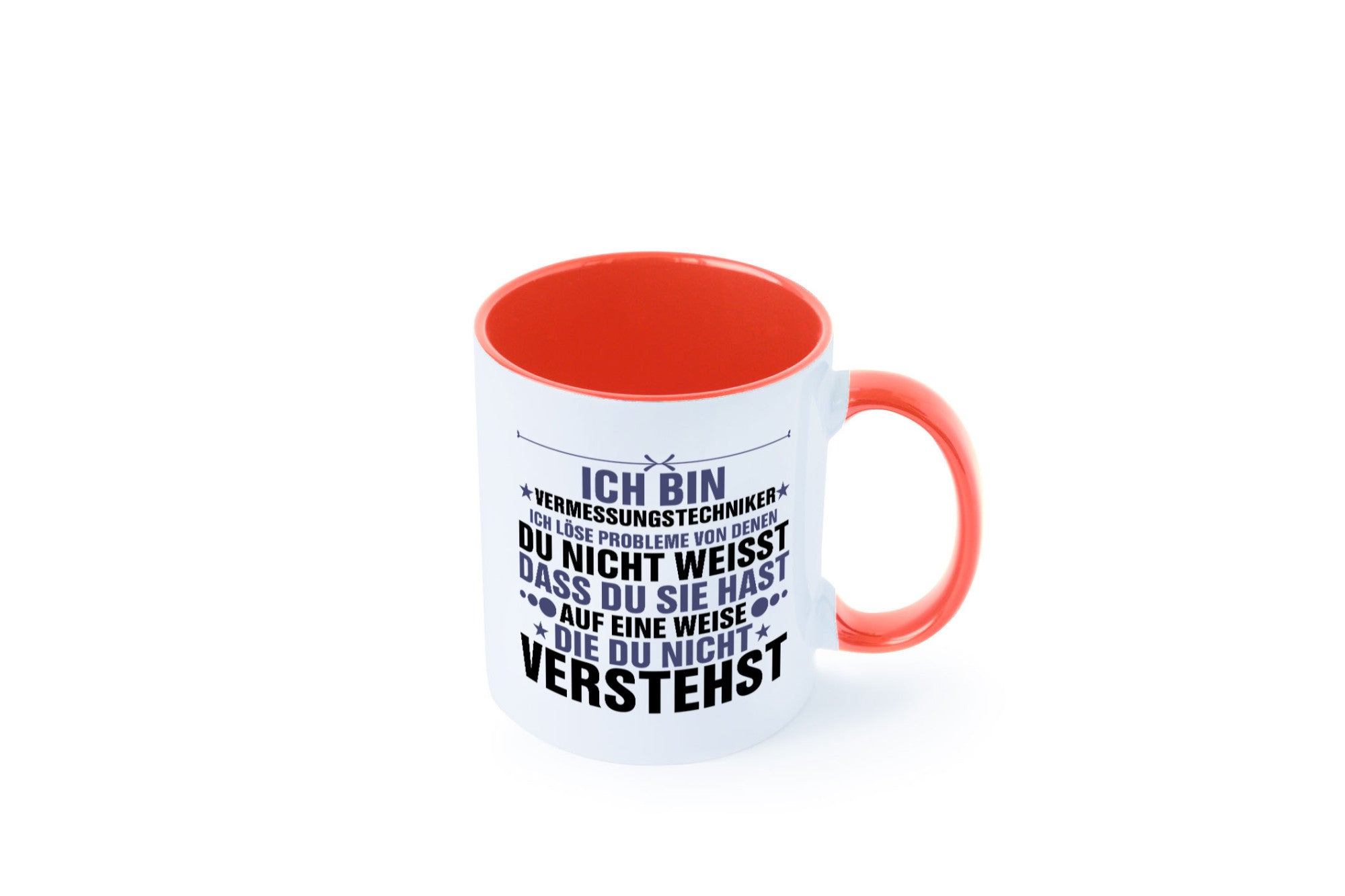 Löse Probleme: Vermessungstechniker | Techniker Humor Geschenkidee Tasse