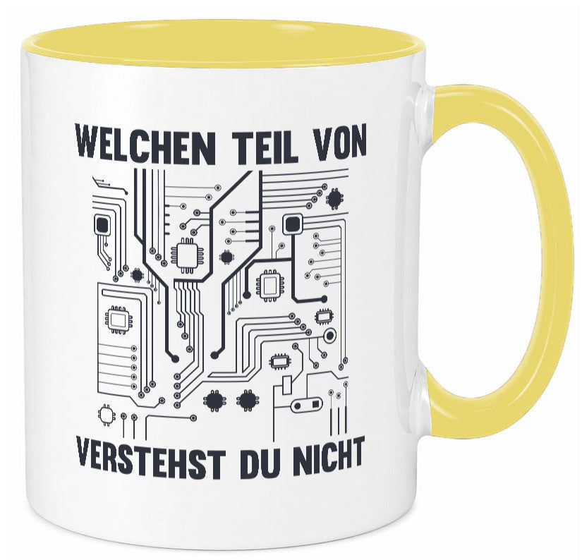 Welchen teil von verstehst du nicht | technik Humor Geschenkidee Tasse